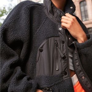 Free people hit the slopes jacket in black